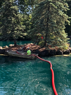 Difficult Access from Blower Truck